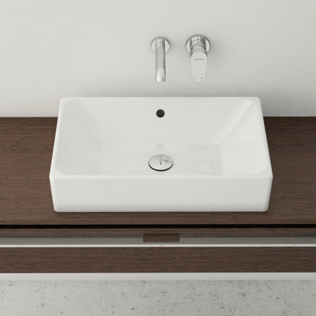 7436B003-0012 VitrA Nuo Square 500mm Countertop Basin Lifestyle