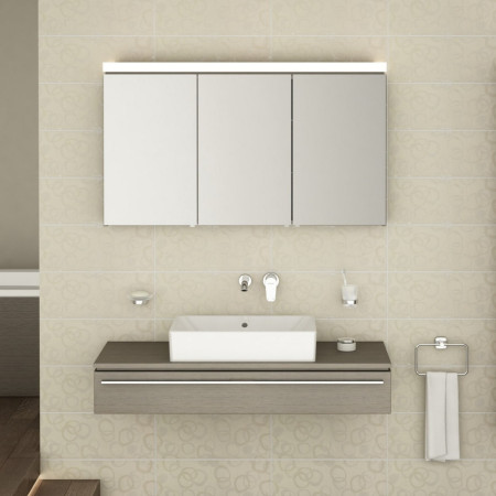 7436B003-0012 VitrA Nuo Square 500mm Countertop Basin Bathroom Setting
