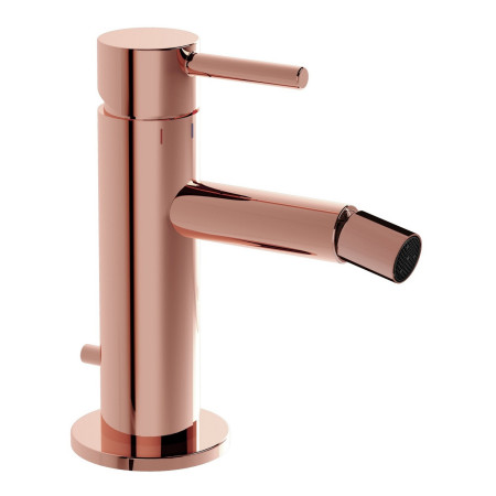 VitrA Origin Bidet Mixer with Waste in Soft Copper
