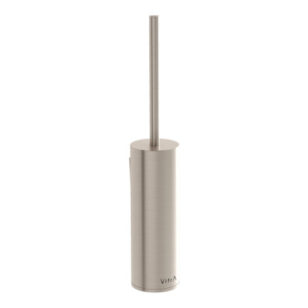 VitrA Origin Brushed Nickel Wall Mounted Toilet Brush Holder