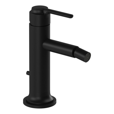 VitrA Origin Classic Bidet Mixer with Waste in Matt Black