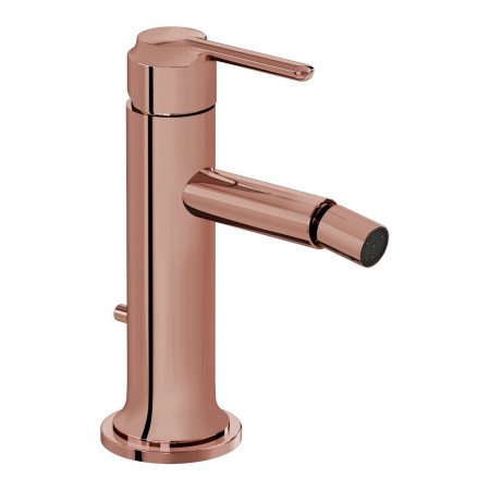 VitrA Origin Classic Bidet Mixer with Waste in Soft Copper