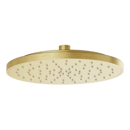VitrA Origin Classic Brushed Gold Round 250mm Fixed Shower Head