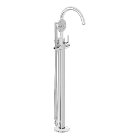 VitrA Origin Classic Freestanding Bath Shower Mixer in Chrome