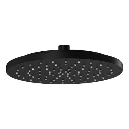 VitrA Origin Classic Matt Black Round 250mm Fixed Shower Head