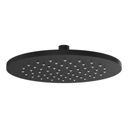VitrA Origin Matt Black Round 250mm Fixed Shower Head