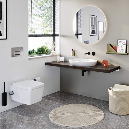 VitrA Origin Matt Black Wall Mounted Toilet Brush Holder