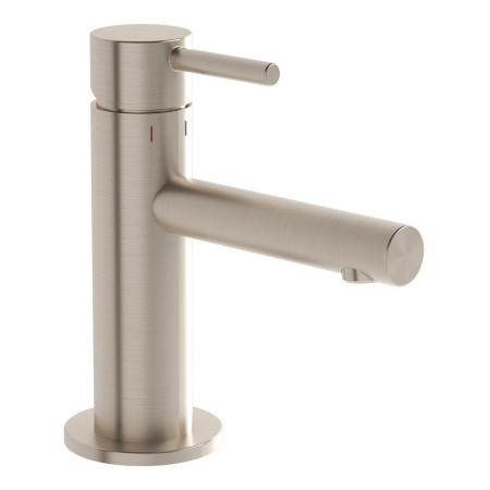 VitrA Origin Mini Basin Mixer in Brushed Nickel