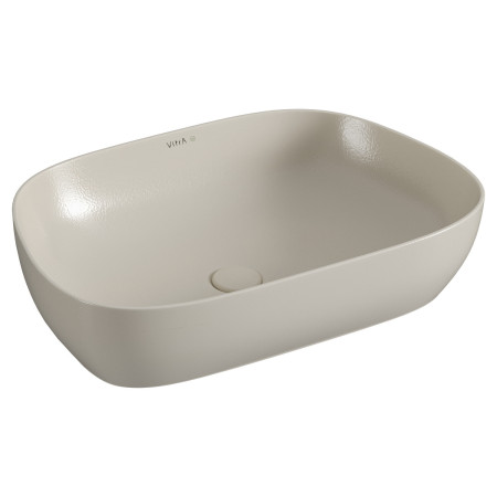 VitrA Outline 630mm Recycled Countertop Basin in Matt Taupe