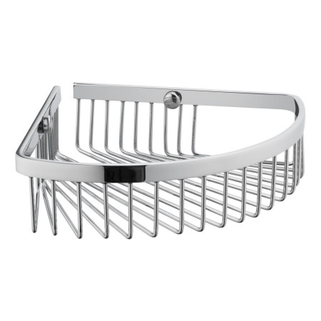 VitrA Root Chrome Single Tier Corner Shower Basket