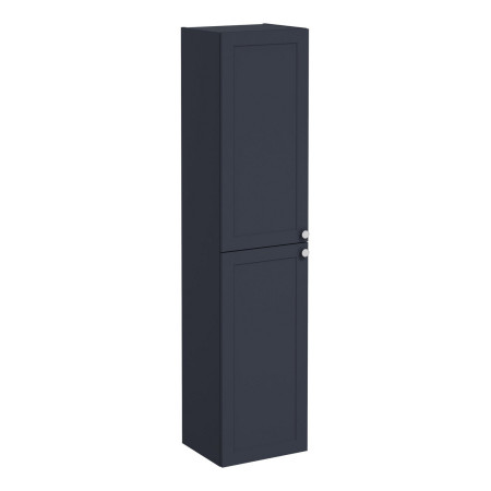 VitrA Root Classic 420mm Matt Dark Blue Wall Hung Tall Storage Unit