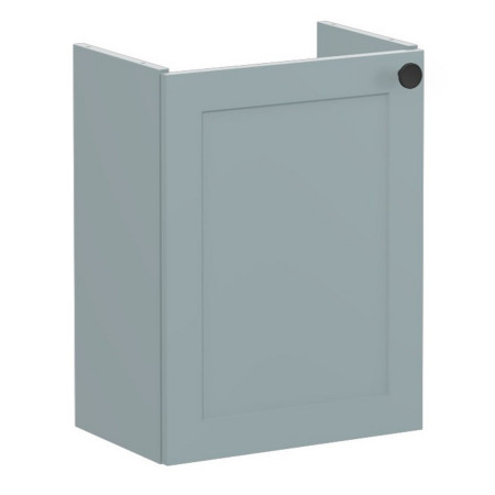 VitrA Root Classic 450mm Matt Fjord Green Wall Hung Left Hand Cloakroom Vanity Unit and Basin