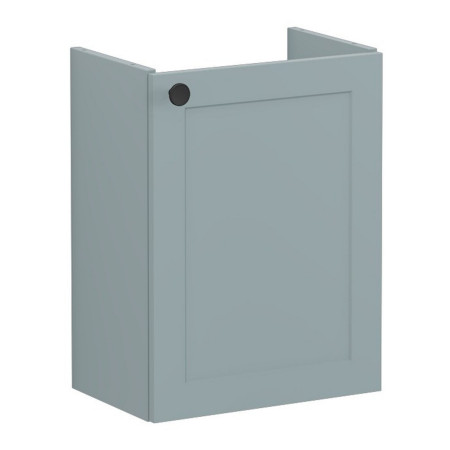 VitrA Root Classic 450mm Matt Fjord Green Wall Hung Right Hand Cloakroom Vanity Unit and Basin