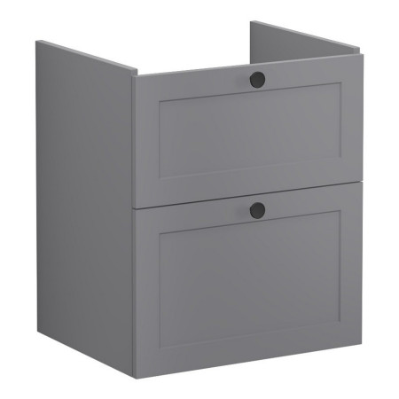 VitrA Root Classic 600mm Matt Grey Wall Hung Vanity Unit and Basin