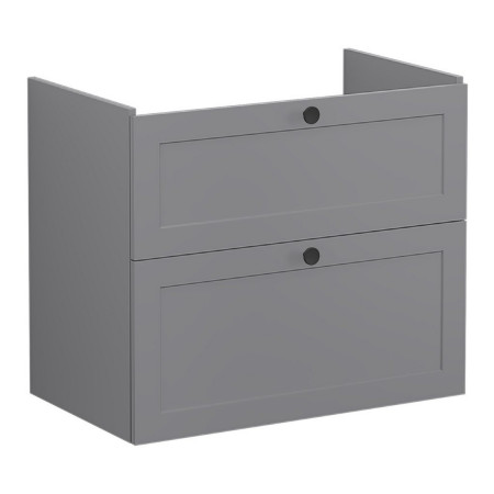 VitrA Root Classic 800mm Matt Grey Wall Hung Vanity Unit and Basin