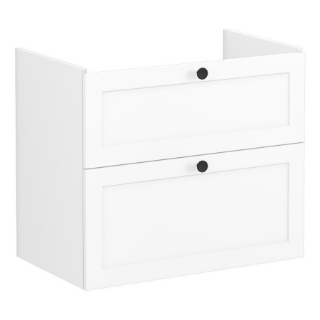 VitrA Root Classic 800mm Matt White Wall Hung Vanity Unit and Basin
