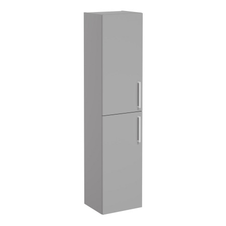 VitrA Root Flat 400mm Matt Rock Grey Wall Hung Tall Storage Unit