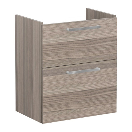 VitrA Root Flat 600mm Cordoba Wall Hung Two Drawer Slim Vanity Unit and Basin