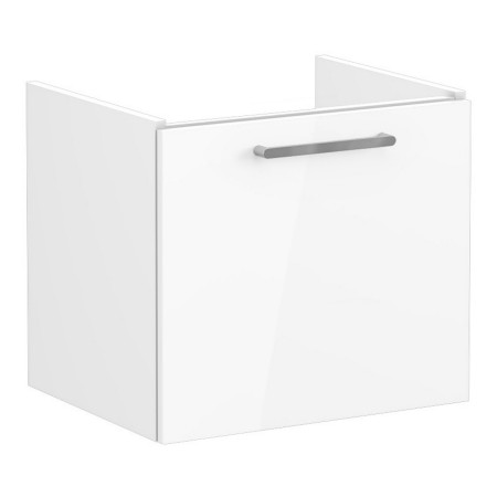 VitrA Root Flat 600mm Gloss White Wall Hung One Drawer Vanity Unit and Basin