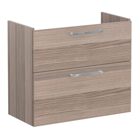 VitrA Root Flat 800mm Cordoba Wall Hung Two Drawer Slim Vanity Unit and Basin