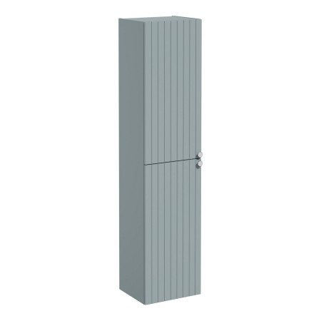 VitrA Root Groove 420mm Matt Fjord Green Wall Hung Tall Storage Unit