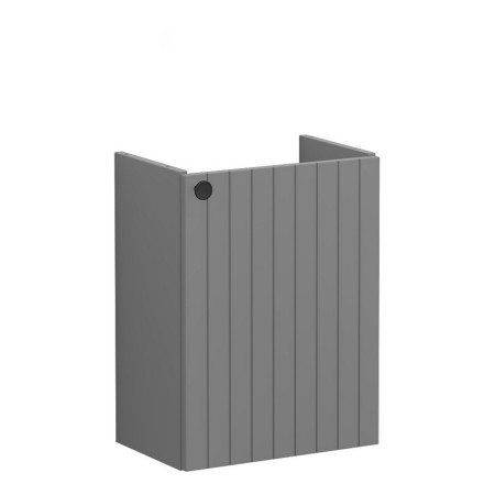 VitrA Root Groove 450mm Matt Grey Wall Hung Right Hand Cloakroom Vanity Unit and Basin