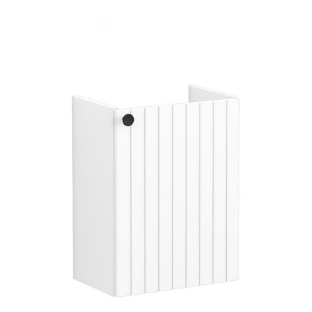 VitrA Root Groove 450mm Matt White Wall Hung Right Hand Cloakroom Vanity Unit and Basin