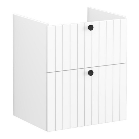 VitrA Root Groove 600mm Matt White Wall Hung Vanity Unit and Basin