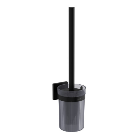 VitrA Root Matt Black Wall Mounted Toilet Brush Holder