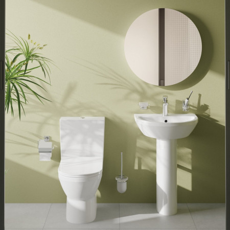 A42706VUK VitrA Root Round Chrome Basin Mixer Lifestyle