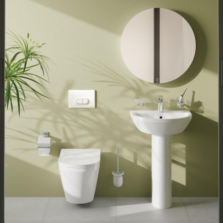 A42705VUK VitrA Root Round Chrome Mini Basin Mixer Bathroom Setting