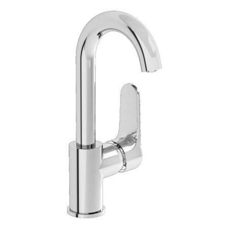 VitrA Root Round Chrome Swivel Spout Basin Mixer