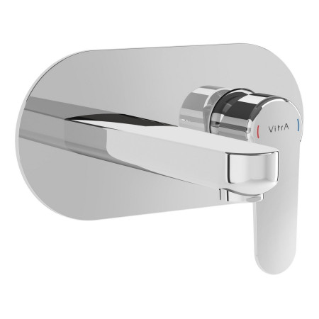VitrA Root Round Chrome Wall Mounted Basin Mixer