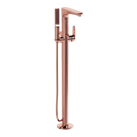 VitrA Root Round Soft Copper Freestanding Bath Shower Mixer