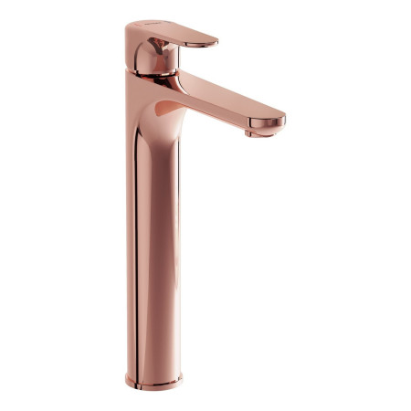 VitrA Root Round Soft Copper Tall Basin Mixer