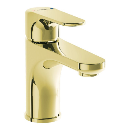 VitrA Root Round Soft Gold Mini Basin Mixer
