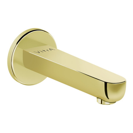 VitrA Root Round Soft Gold Wall Mounted Bath Spout