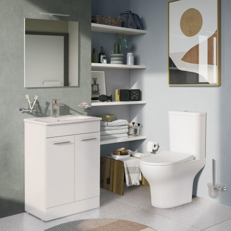 A42731VUK VitrA Root Square Chrome Basin Mixer Lifestyle