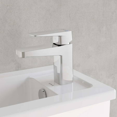 A42732VUK VitrA Root Square Chrome Mini Basin Mixer Lifestyle