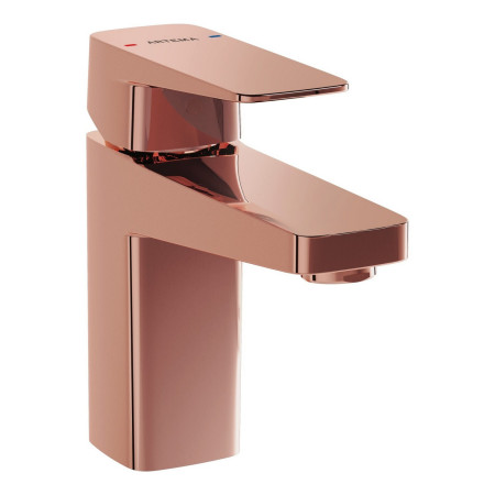 VitrA Root Square Soft Copper Mini Basin Mixer