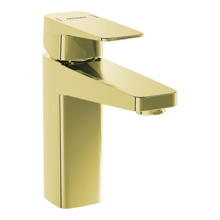 VitrA Root Square Soft Gold Basin Mixer
