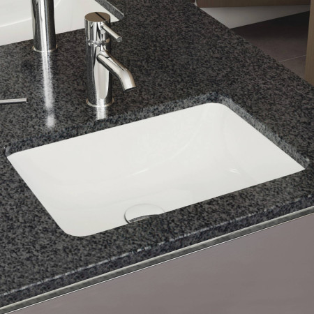 5474B003-0618 VitrA S20 500mm Square 0TH Undercounter Basin Close Up