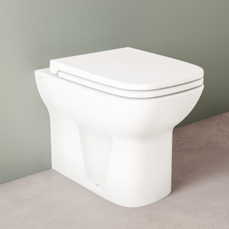 5520L003-0075 VitrA S20 Back to Wall Square WC Pan and Seat with Soft Closing Seat