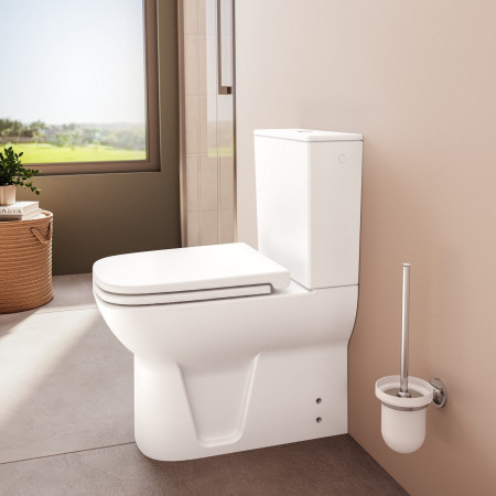 5512L003-0585 VitrA S20 Close Coupled Back to Wall WC Pan and Seat Bathroom Setting