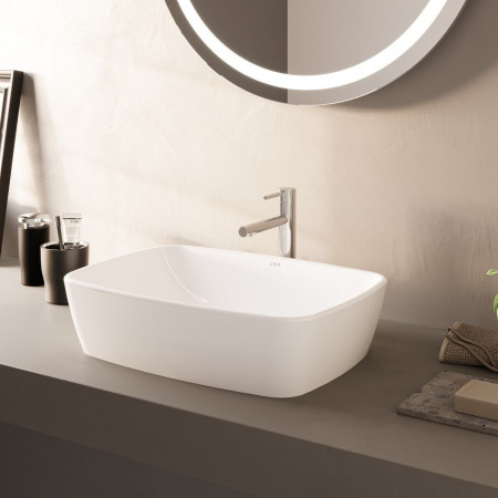 7075B003-0016 VitrA Shift 550mm Countertop Basin Lifestyle