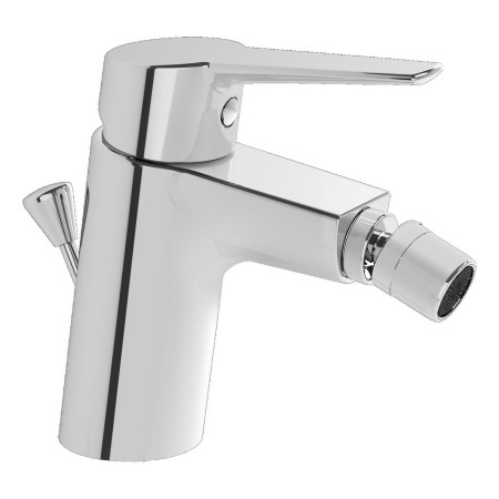 VitrA Solid S Bidet Mixer with Waste in Chrome