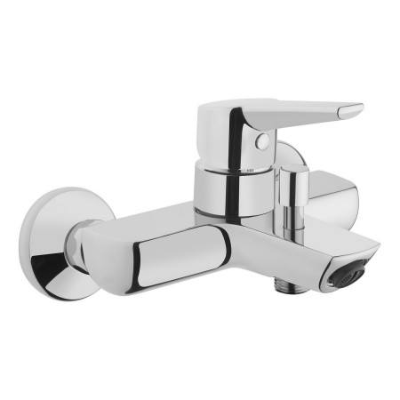 VitrA Solid S Wall Mounted Bath Shower Mixer in Chrome