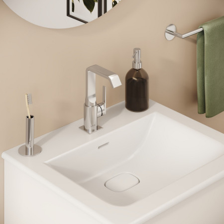 A42616 VitrA Suit Basin Mixer with Side Handle in Chrome Bathroom Setting