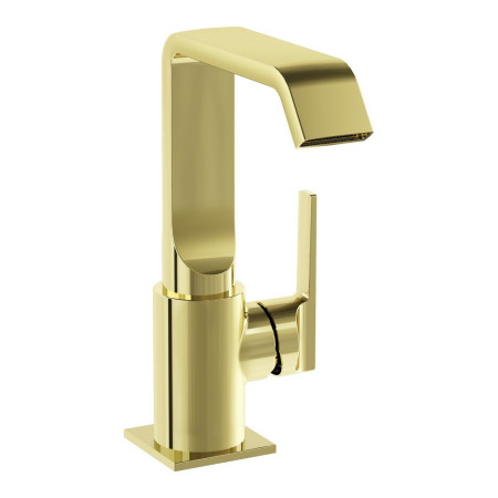 VitrA Suit Basin Mixer with Side Handle in Soft Gold