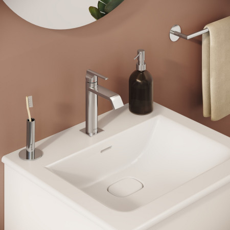 A42816 VitrA Suit Basin Mixer with Top Handle in Chrome Bathroom Setting